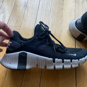 Nike Metcon black and white sneakers